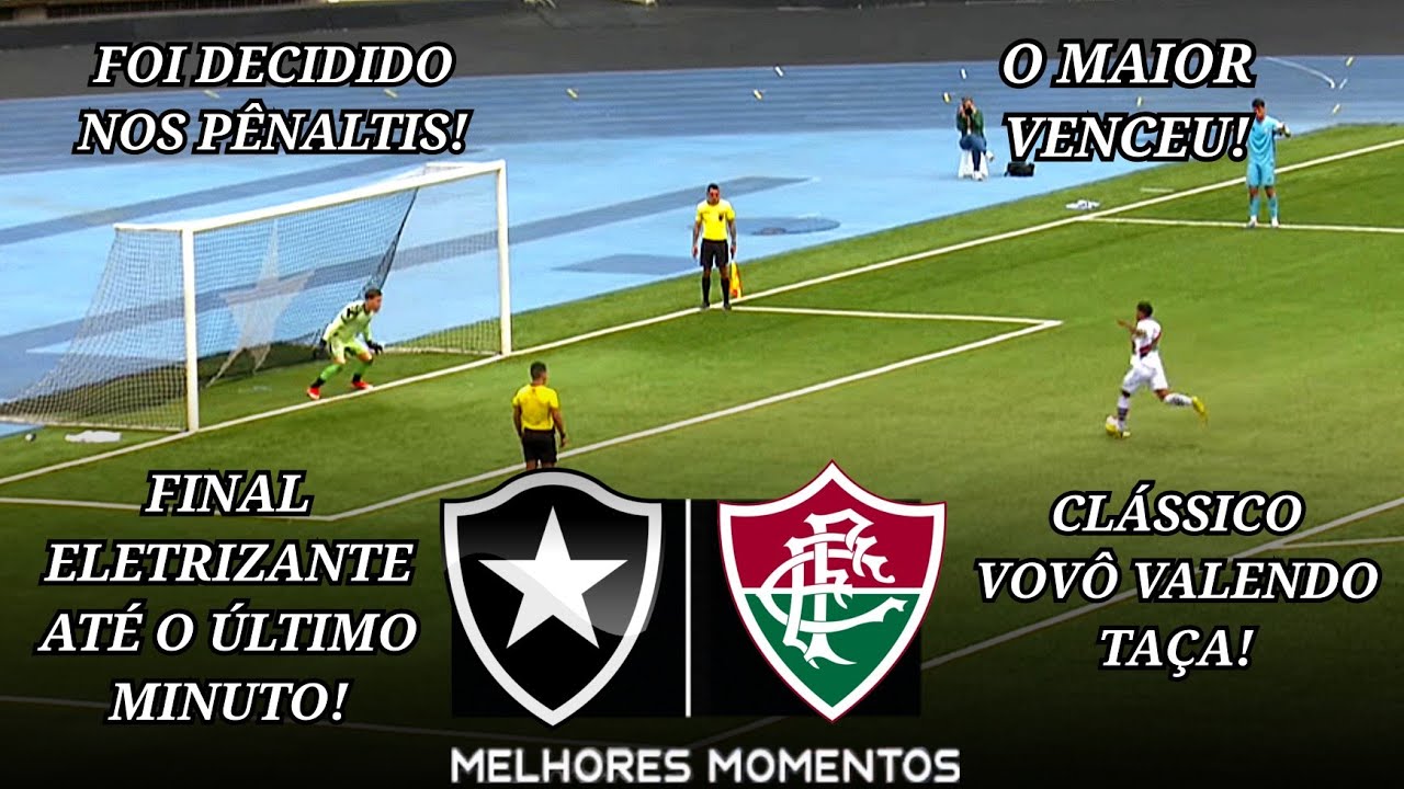 Botafogo x Fluminense | Pênaltis Completo | Gols e Melhores Momentos ...