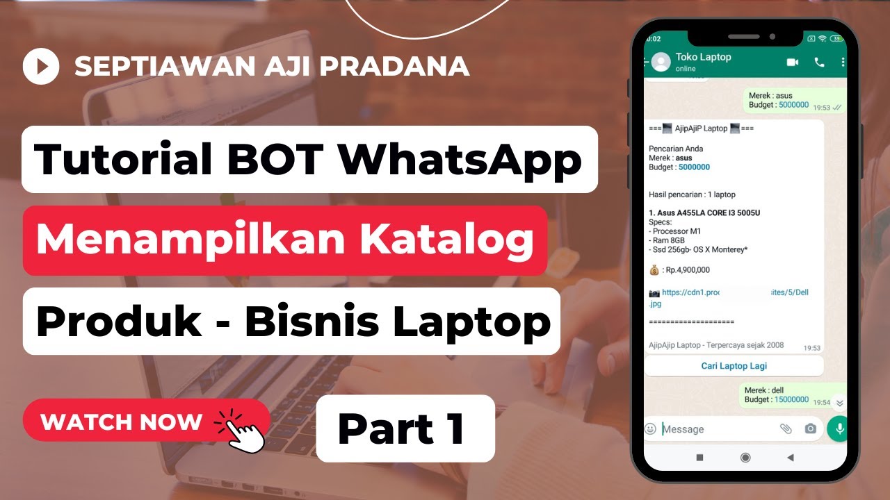 Tutorial Lengkap BOT WhatsApp untuk Menampilkan Katalog Produk. Studi