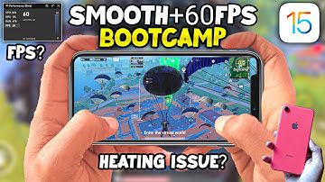 IPHONE XR iOS 15.4 BGMI/PUBG BOOTCAMP TEST WITH FPS METER 2022🔥| IPHONE XR BGMI HEATING ISSUE FIX?