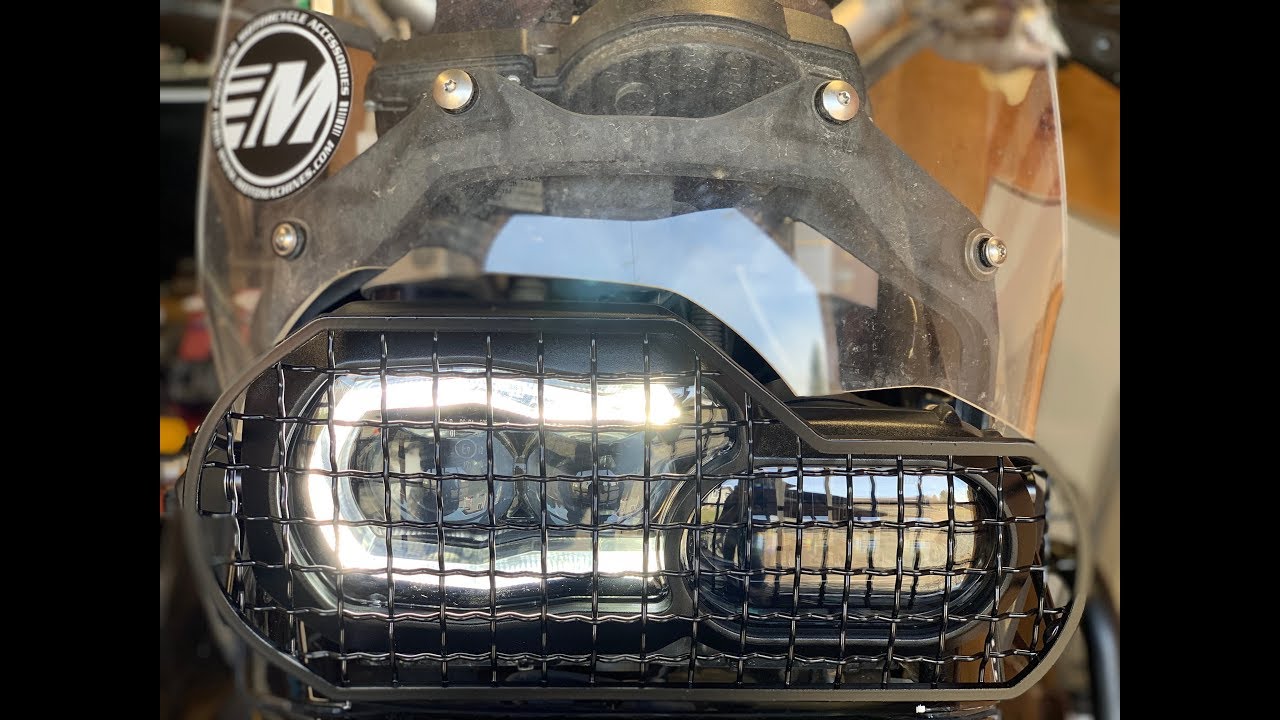Headlight Guard BMW F800GS YouTube