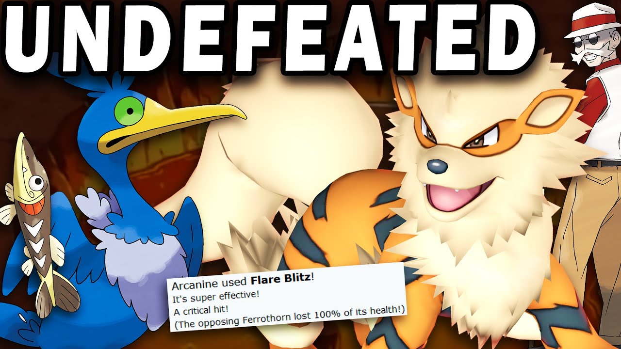 I WENT UNDEFEATED WITH ARCANINE IN OU