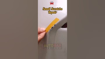 🚘 Car paint scratchs repair | car small scratchs repair #shorts