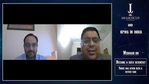 Become a Data Scientist | Info-session | Imarticus Learning | KPMG in INDIA