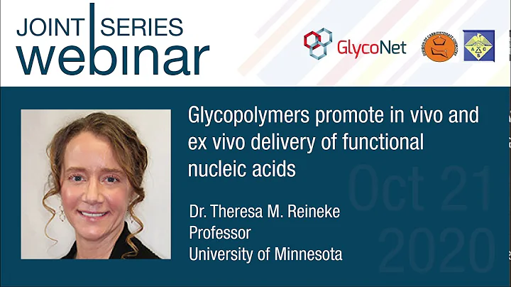 GlycoNet/#ACSCAR...  Webinar ft. Dr. Theresa Reineke