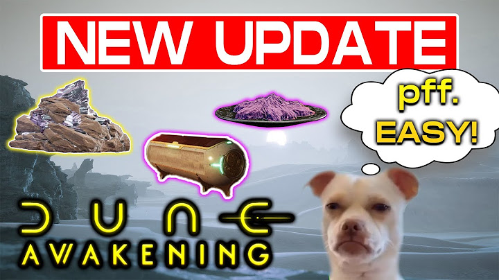 Dune Awakening New Update Just Got WAY Easier for PvE Players!