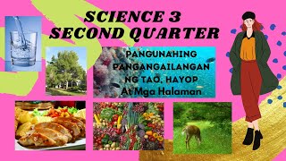 PANGUNAHING PANGANGAILANGAN NG TAO,HAYOP,AT MGA HALAMAN|SCIENCE GRADE 3|SECOND QUARTER WEEK 6