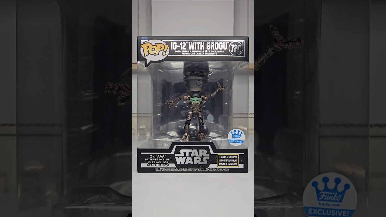 Funko Pop Unboxing IG-12 (with Grogu) 🤖 
