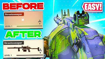 HOW TO FIX STREETSWEEPER NOT UNLOCKING AFTER COMPLETING CHALLENGE! (BOCW STREETSWEEPER DLC WEAPON!)