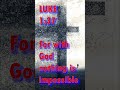Luke 1;37