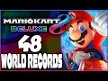 ALL 48 World Records in Mario Kart 8 Deluxe!  LEARN PRO-LINES & SHORTCUTS!