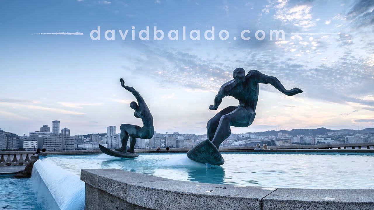 Timelapse A Coruña, Surfeiros 01