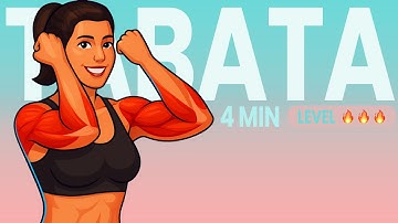 Burn Calories FAST with this 4 Min TABATA Fitness Blast 🔥
