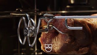 V-ZUG oven: Grilling in the oven with the rotisserie spit