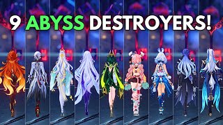 9 Strongest Dps Vs Abyss  Abyss Dmg Showcase  Genshin Impact 
