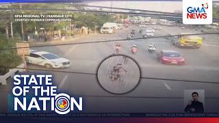 Tricycle, wasak nang mabangga ng 3 sasakyan; 4 sugatan | SONA
