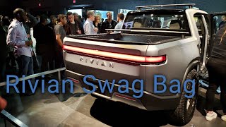 Rivian Manhattan New York Auto Show Preview Event Swag bag