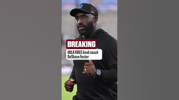 UCLA has fired head coach DeShaun Foster #shorts #collegefootball
