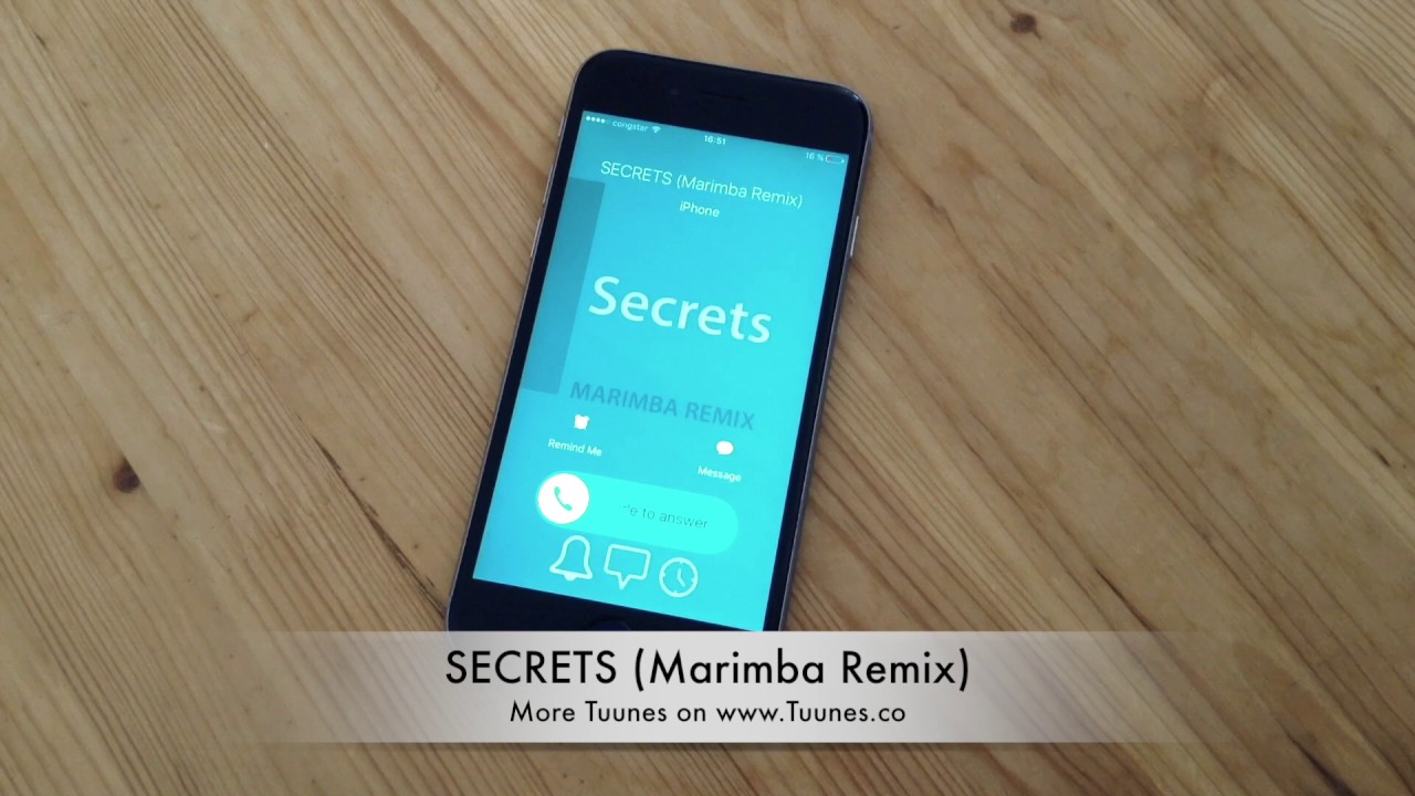 Secrets Ringtone (The Weeknd Tribute Marimba Remix Ringtone) • Download