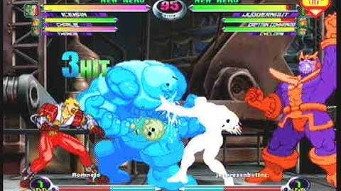 MvC2: Iceman Combos Throw