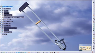 Catia V5 Tutorial|Create Walking Crutches P10|Part Product Desig Beginner