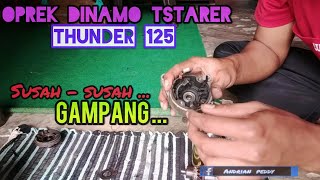 Cara Merakit Ulang Dinamo Starter Thunder 125 Kul Arang Dinamo