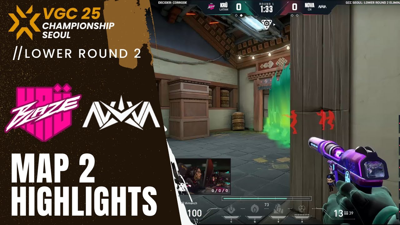 Nova Esports GC против KRÜ BLAZE – Лучшие моменты MAP 2 | Чемпионат VCT GC 2025