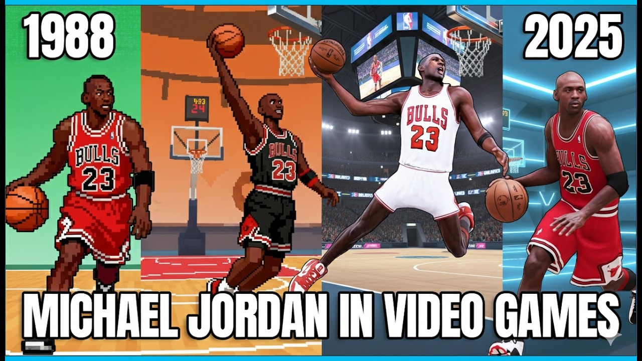 The Evolution of Michael Jordan in Video Games [1988 - 2025] - YouTube