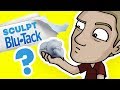BLUE TACK SCULPTURE!? - Art Challenge with Sticky Tack!