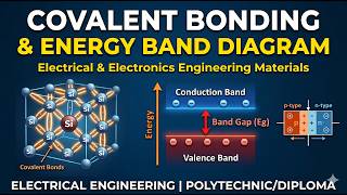 Covalent Bonding &amp; Energy Band Diagram | Engineering Materials | Polytechnic/Diploma