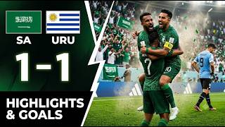 Saudi Arabia vs Uruguay Highlights | 2026 World Cup Match (1-1)