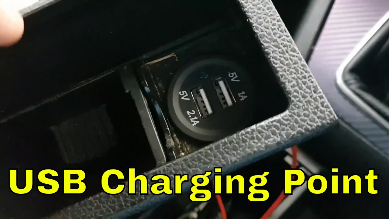 How to swap cigarette lighter for usb charging point - YouTube