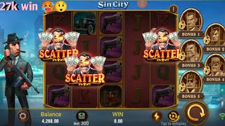 SIN CITY slot game win 27k 😶‍🌫️🥵 |jili slots| slots game winning tricks screenshot 4