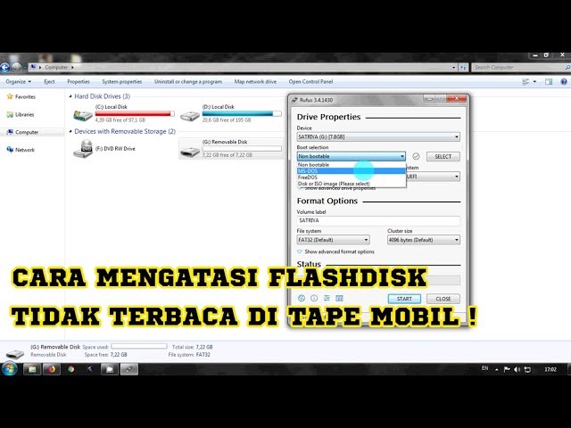 Cara Mengatasi Flashdisk Tidak Terbaca di Tape Mobil - Di jamin berhasil !!! class=