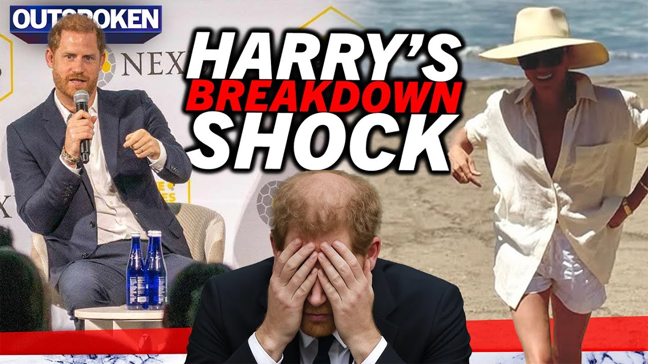 "Not hiding breakdown" Broken Prince Harry emerges after disappearance & lies about Meghan Markle
