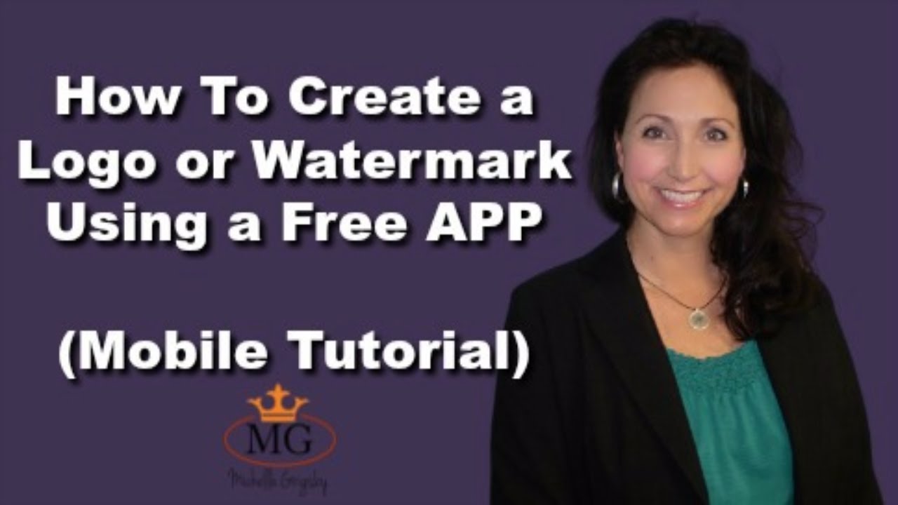 How to create logo on mobile free - Logo App - Mobile Marketing - YouTube