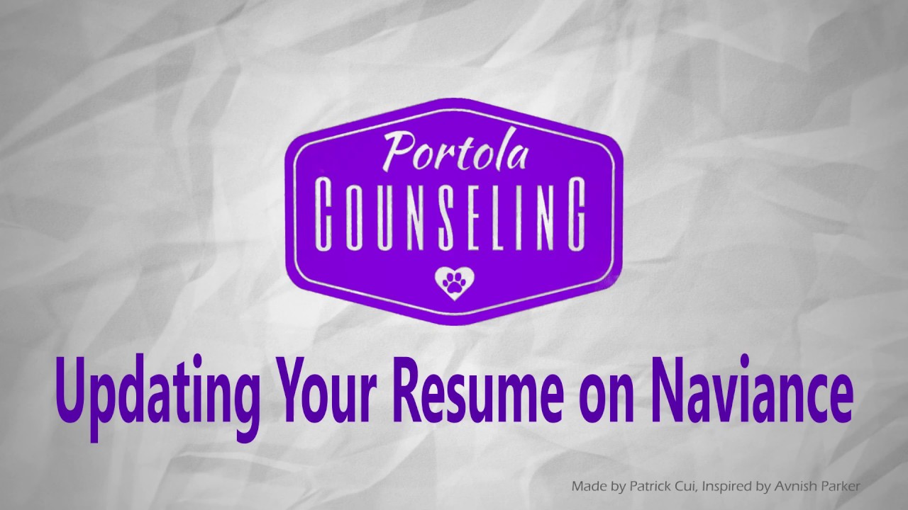 Updating Your Resume On Naviance YouTube updating-your-resume-on-naviance-youtube