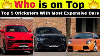 Top 5 Cricketers With Most Expensive Cars in India || #shorts by Cricket Crush