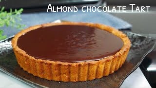 Vegan Gluten Free Almond Chocolate Tart