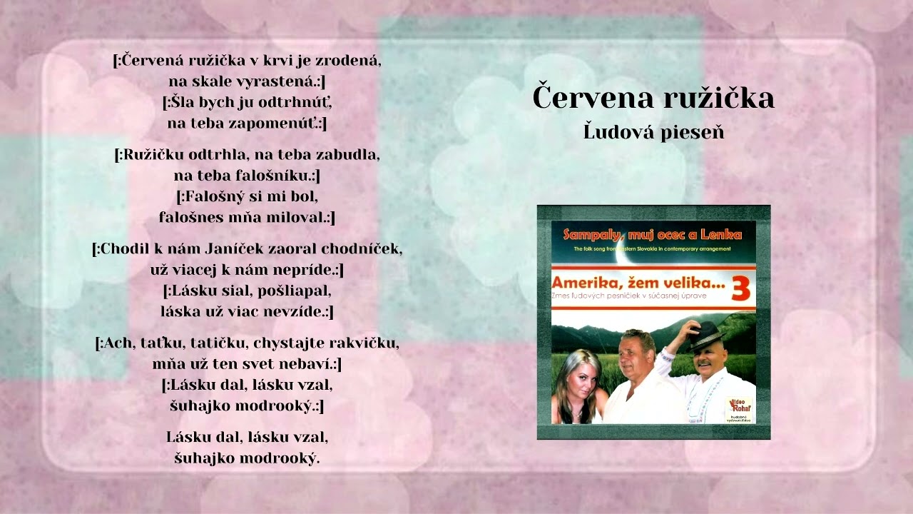 AMERIKA 3 SamPaly Paľo Antuš,  Červená ružička, ľudová, Videorohaľ