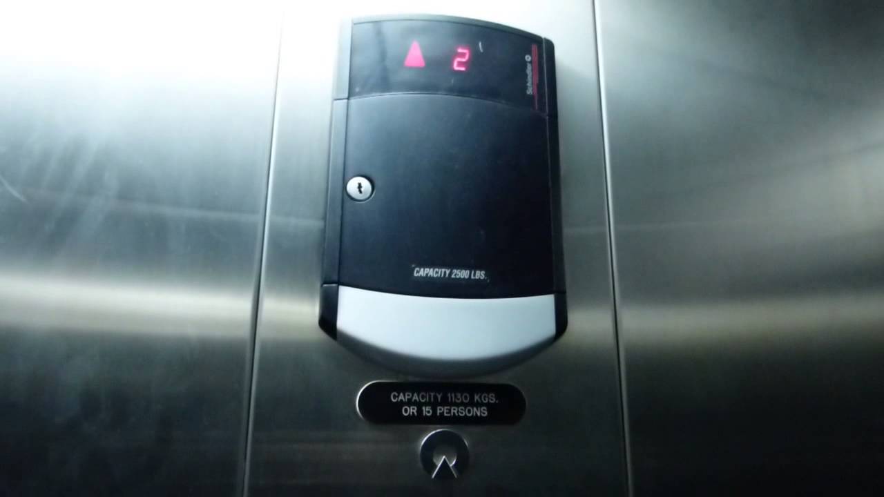 Schindler Hydraulic Elevator at West Vancouver Civic Centre (Parking