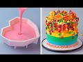 My Favorite Heart Cake Decorating Ideas | Tasty Rainbow Cake Decorating Tutorial