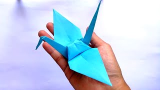 Cara Membuat Origami Burung Bangau | Level : Mudah