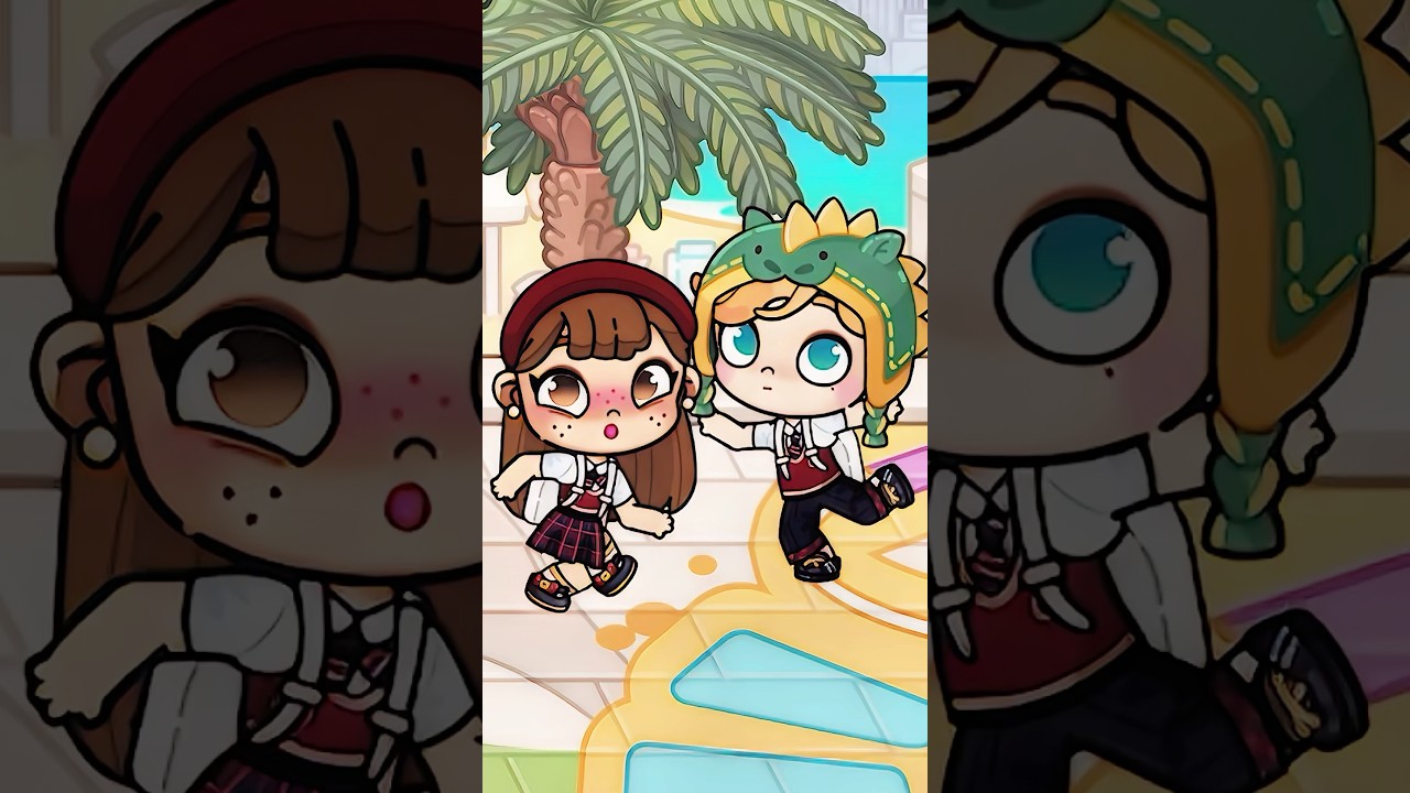 O Ravi e a Bella fugiram da escola, avatar world 