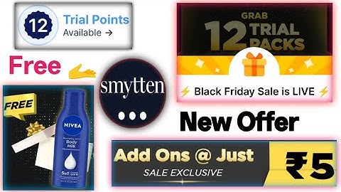 Smytten FREE Trial Point & Product ||  Black Friday Sale Offer | Smytten coupon code | Smytten offer