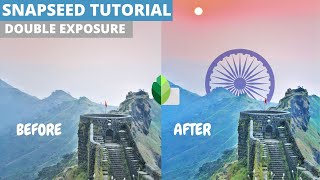 SNAPSEED TUTORIAL -Placing an Object in photo using Double Exposure | Photo editing | Android | iOS SNAPSEED TUTORIAL -Placing an Object in photo using Double Exposure | Photo editing | Android | iOS