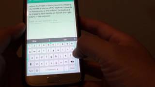 Samsung Galaxy S7: How to Change Keyboard Size