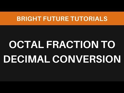 Octal fraction to