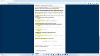 Certification Documentation Upload Instructions