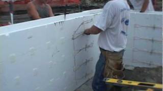 Lite-Form Insulating Concrete Forms : Fast Track to Frost Footing Construction
