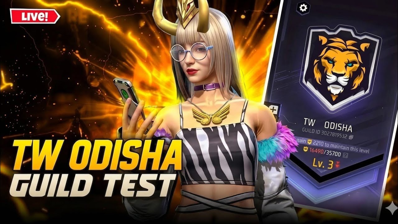 FF GIRL LIVE 🐧 | FF LIVE GUILD TEST 1 VS 4 👑#FREEFIRELIVE FF GIRL LIVE 🐧 | FF LIVE GUILD TEST 1 VS 4 👑#FREEFIRELIVE